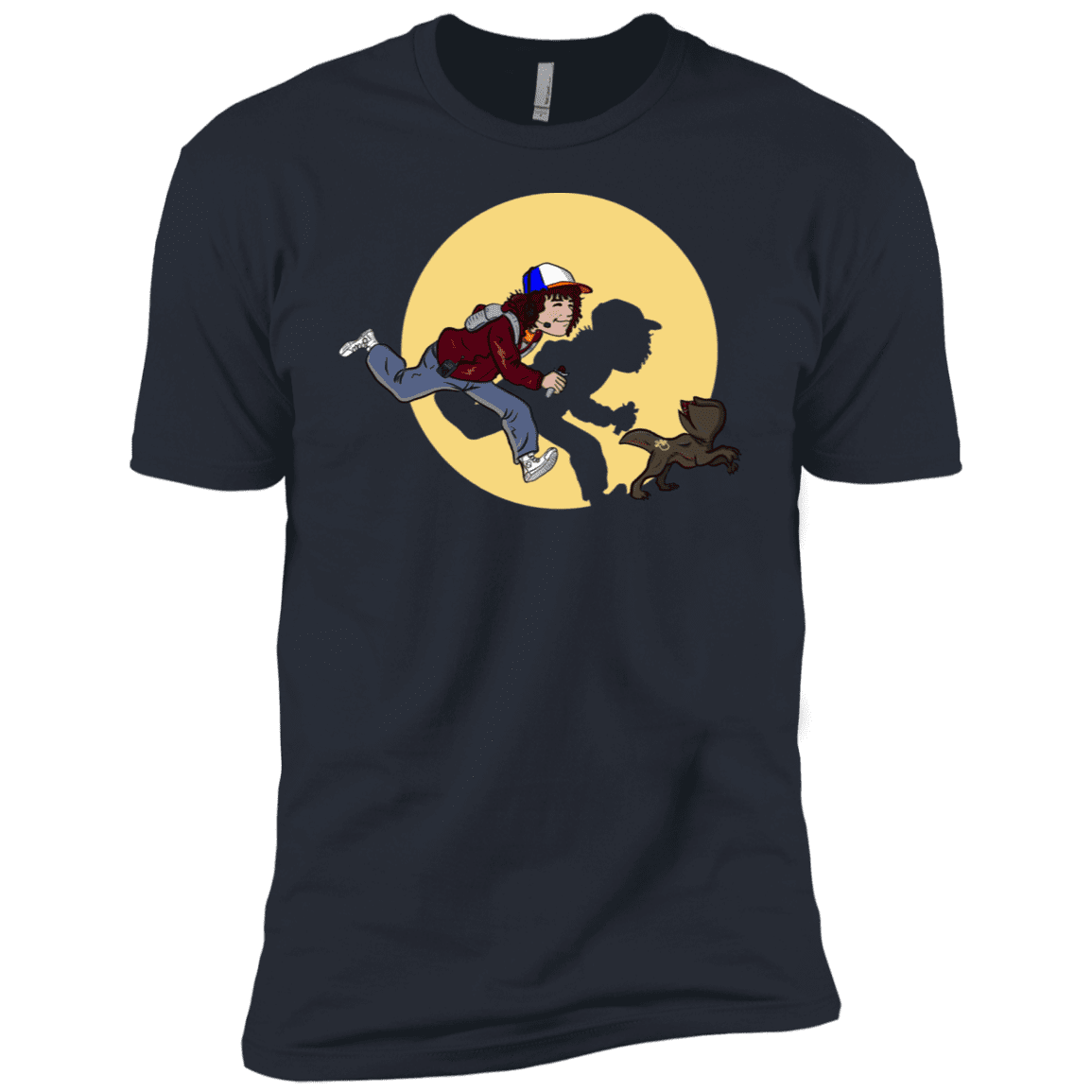 T-Shirts Indigo / X-Small The Adventures of Dustin Men's Premium T-Shirt