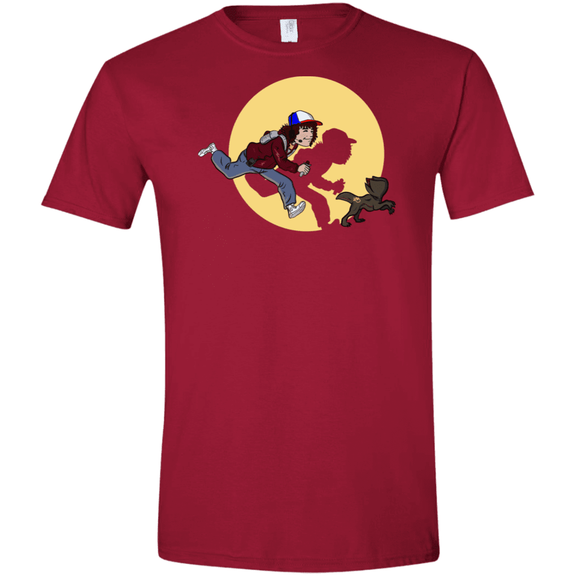 T-Shirts Cardinal Red / S The Adventures of Dustin Men's Semi-Fitted Softstyle