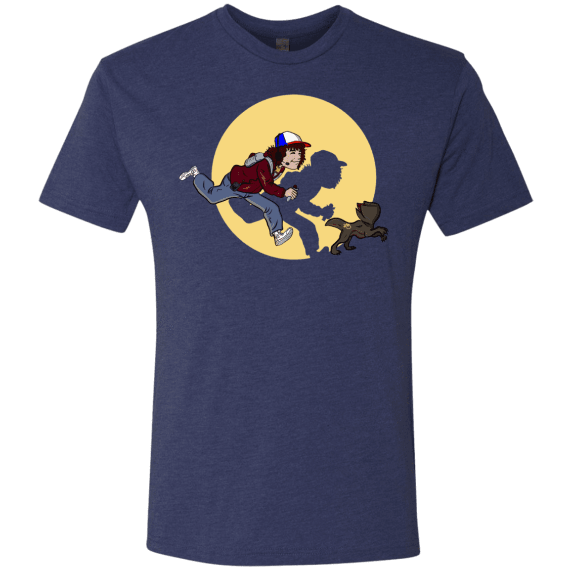 T-Shirts Vintage Navy / S The Adventures of Dustin Men's Triblend T-Shirt