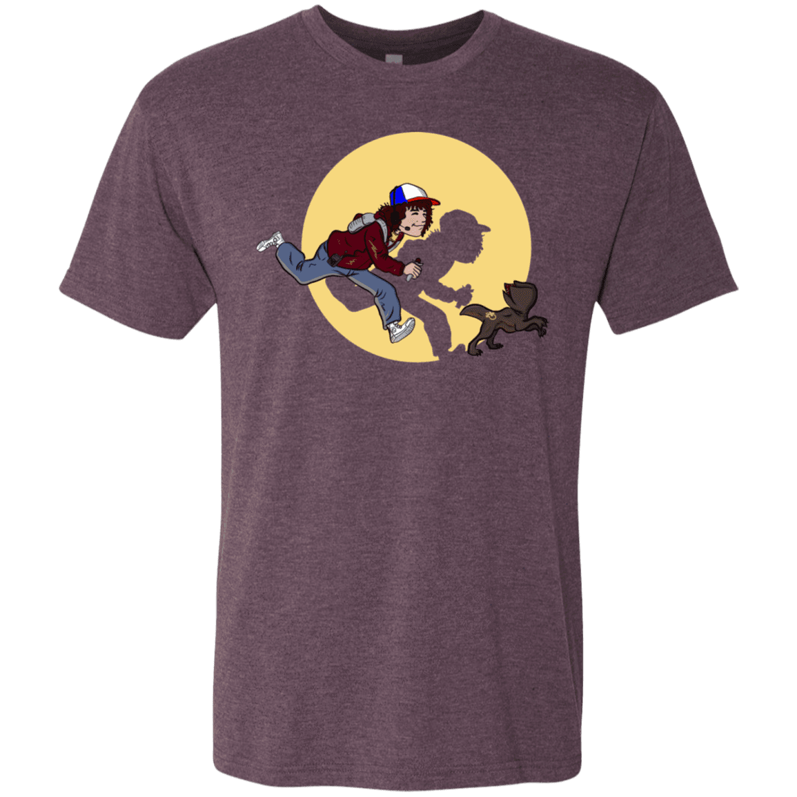 T-Shirts Vintage Purple / S The Adventures of Dustin Men's Triblend T-Shirt