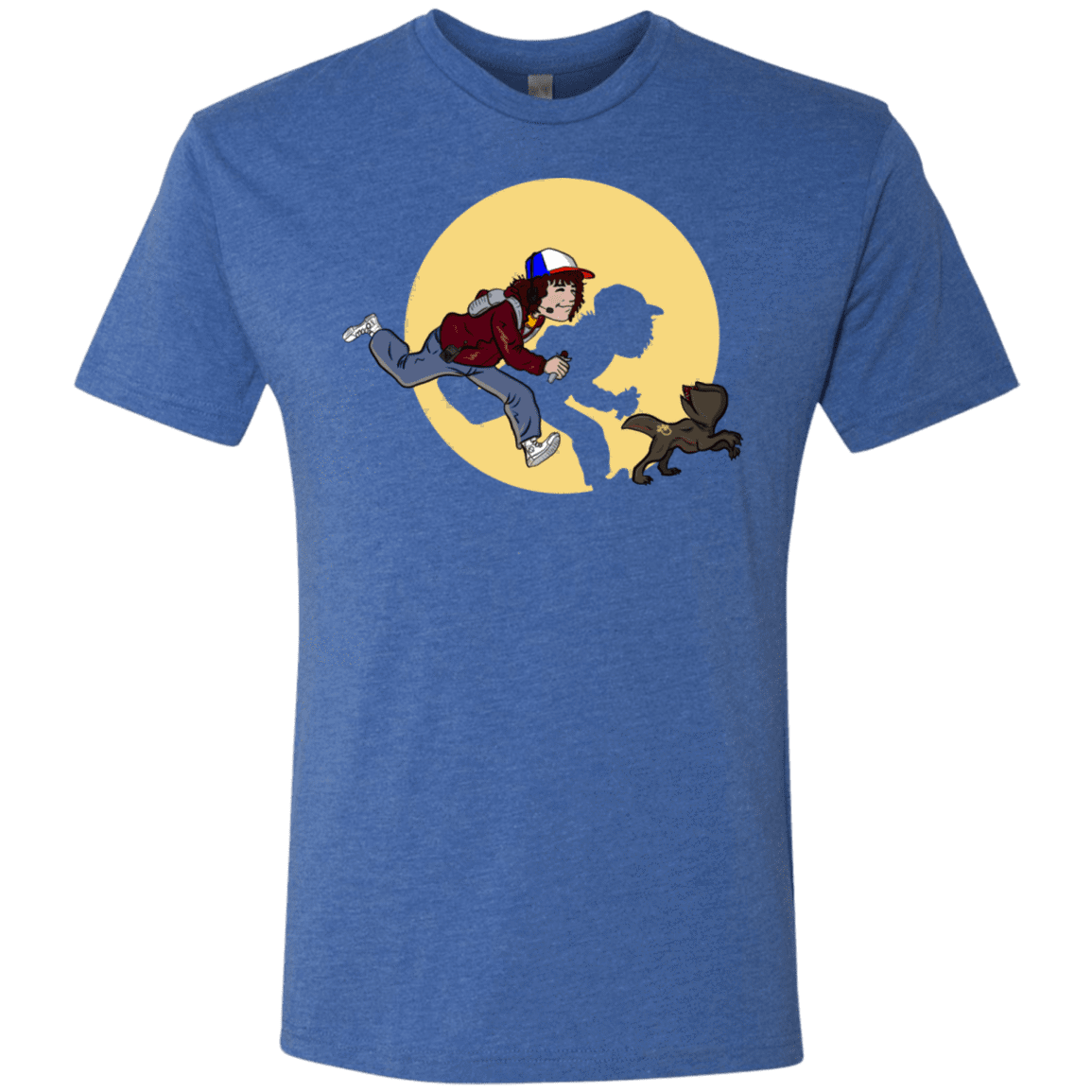 T-Shirts Vintage Royal / S The Adventures of Dustin Men's Triblend T-Shirt