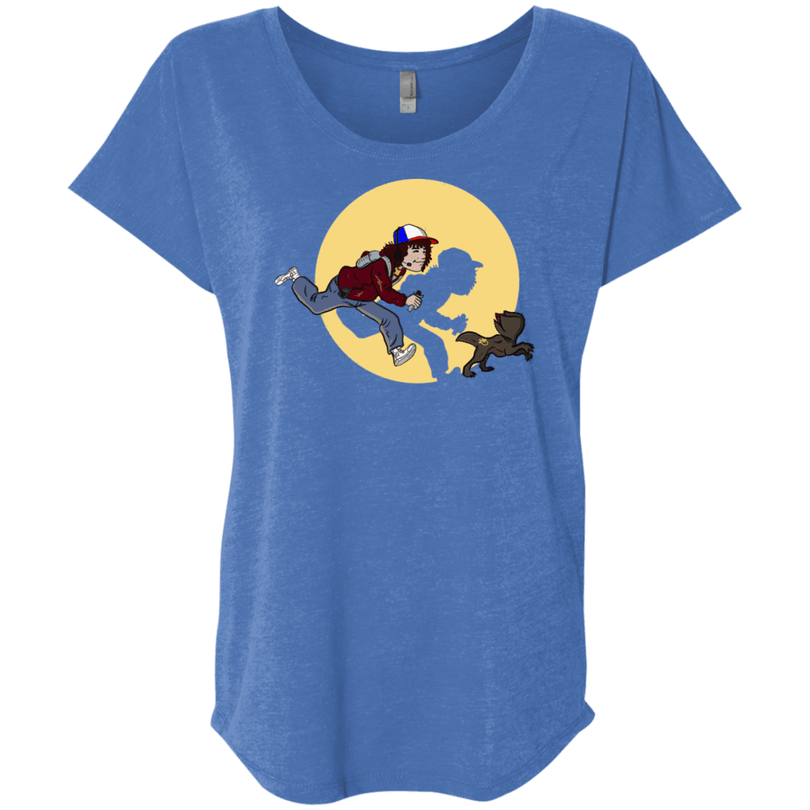 T-Shirts Vintage Royal / X-Small The Adventures of Dustin Triblend Dolman Sleeve