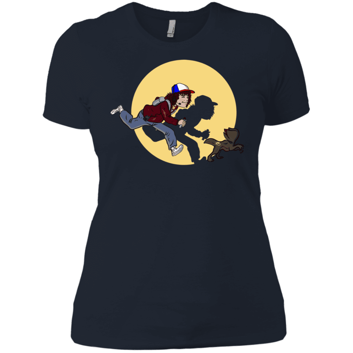 T-Shirts Midnight Navy / X-Small The Adventures of Dustin Women's Premium T-Shirt