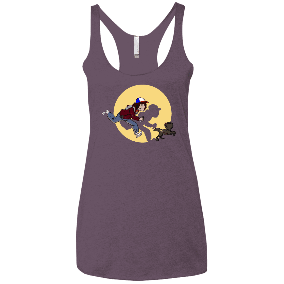 T-Shirts Vintage Purple / X-Small The Adventures of Dustin Women's Triblend Racerback Tank