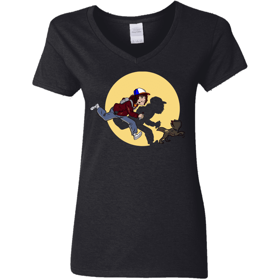 T-Shirts Black / S The Adventures of Dustin Women's V-Neck T-Shirt