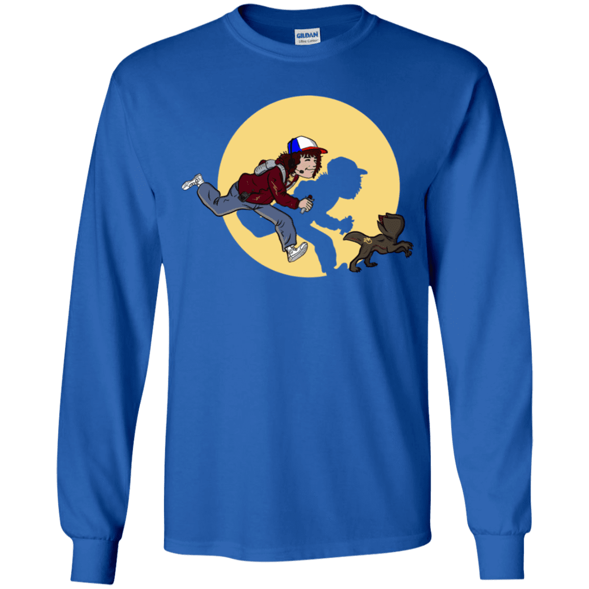 T-Shirts Royal / YS The Adventures of Dustin Youth Long Sleeve T-Shirt