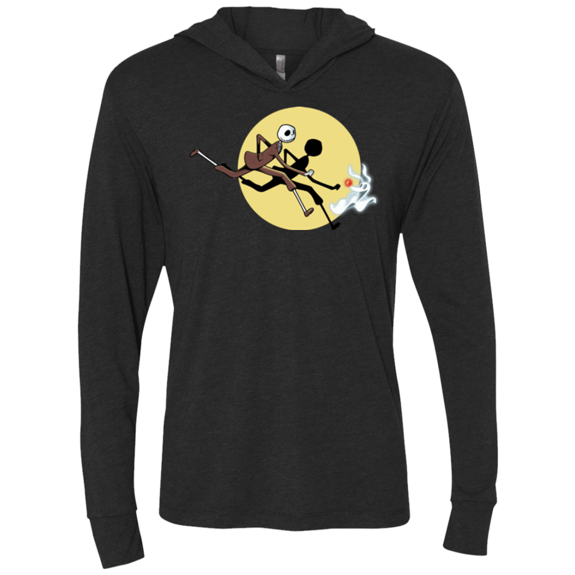 T-Shirts Vintage Black / X-Small The Adventures of Jack Triblend Long Sleeve Hoodie Tee