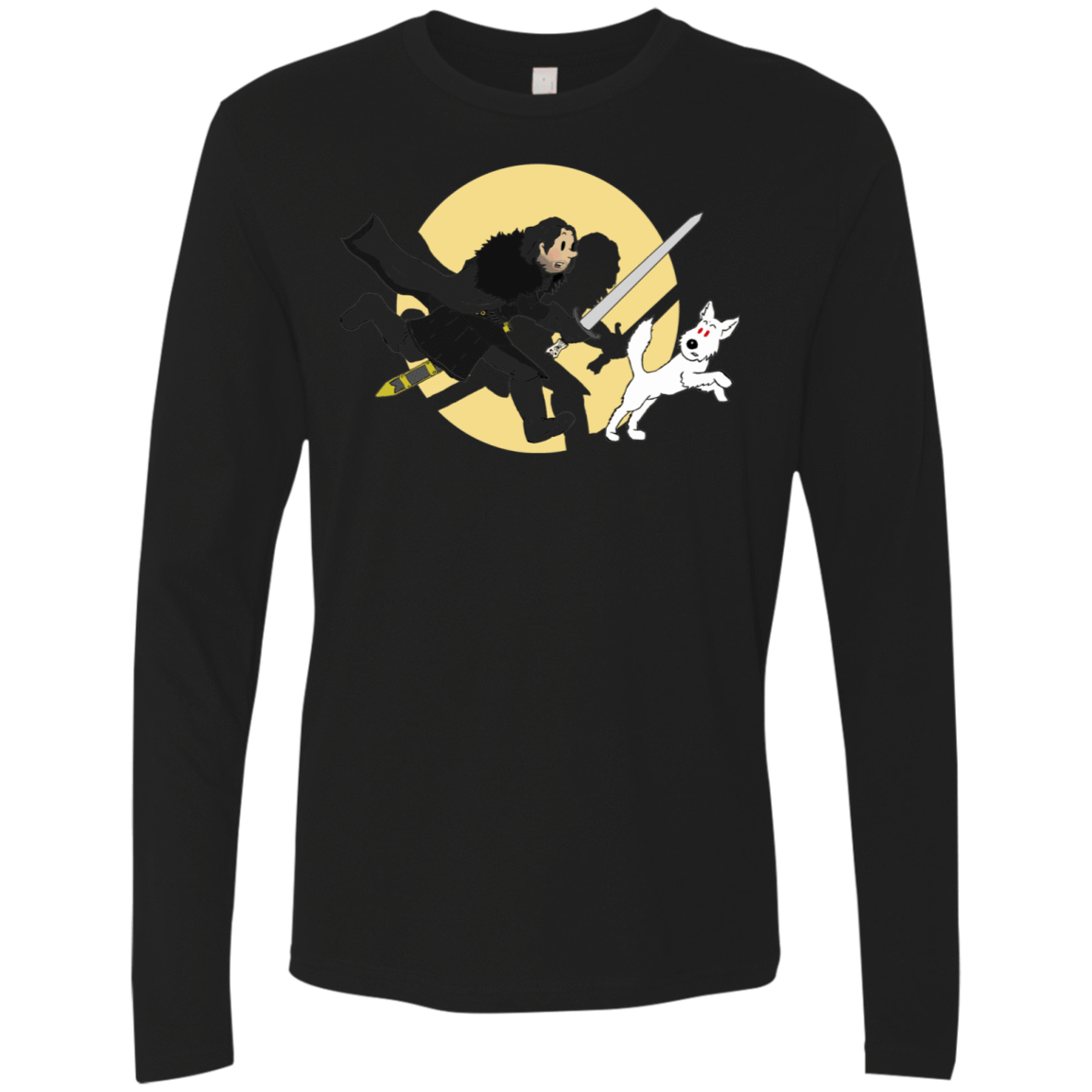 T-Shirts Black / S The Adventures of Jon Snow Men's Premium Long Sleeve