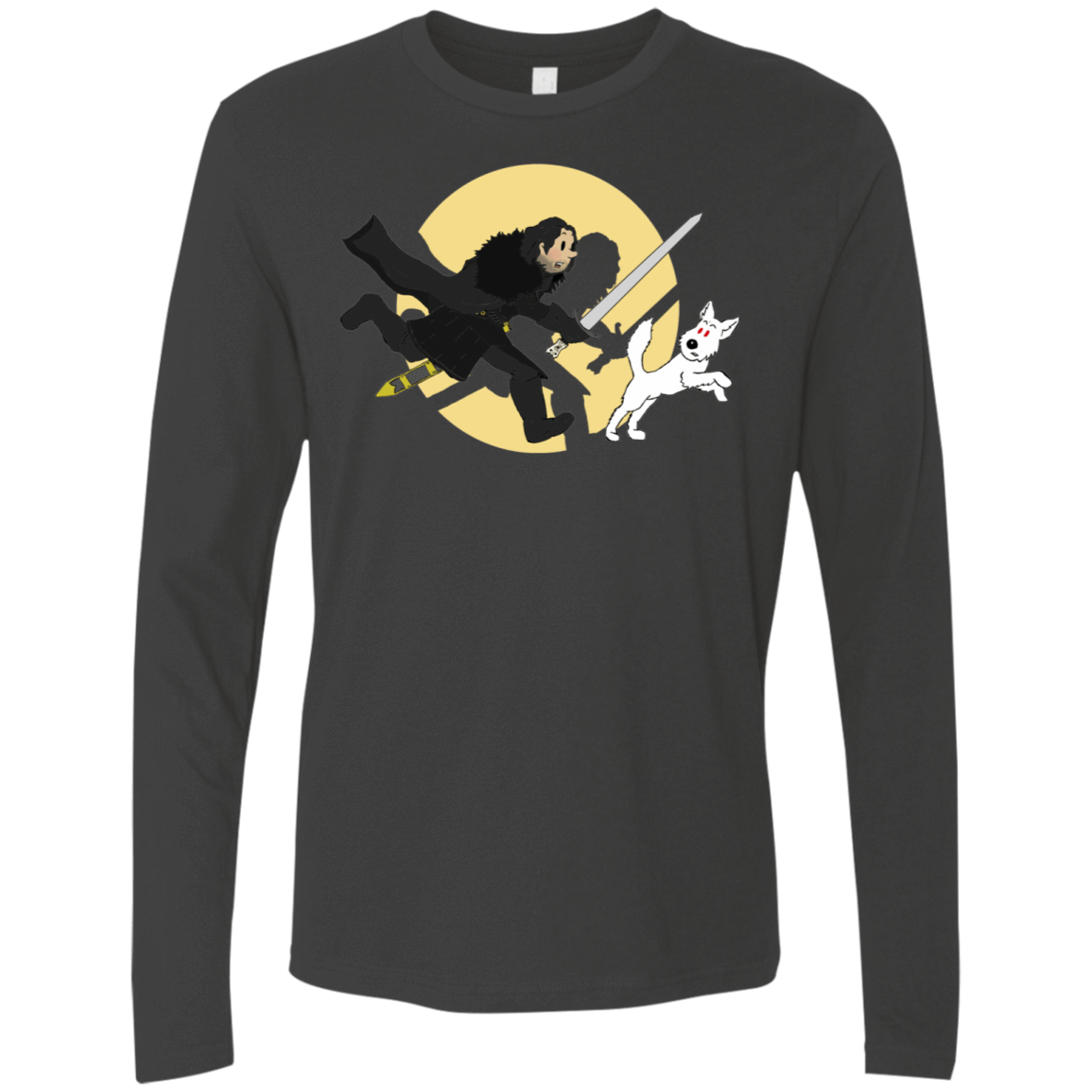 T-Shirts Heavy Metal / S The Adventures of Jon Snow Men's Premium Long Sleeve