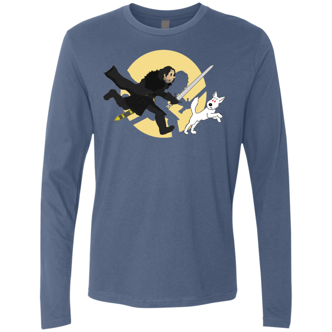 T-Shirts Indigo / S The Adventures of Jon Snow Men's Premium Long Sleeve