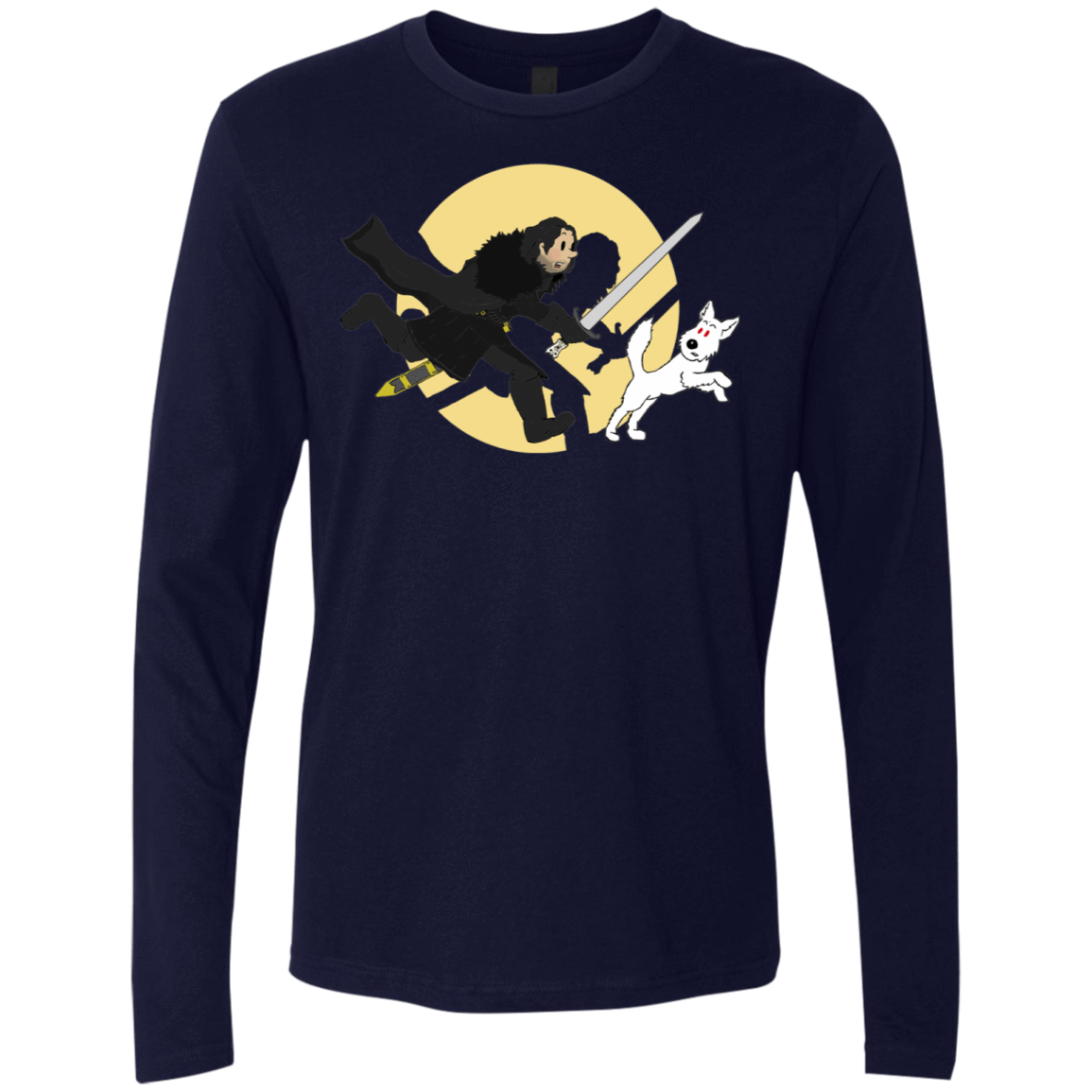 T-Shirts Midnight Navy / S The Adventures of Jon Snow Men's Premium Long Sleeve