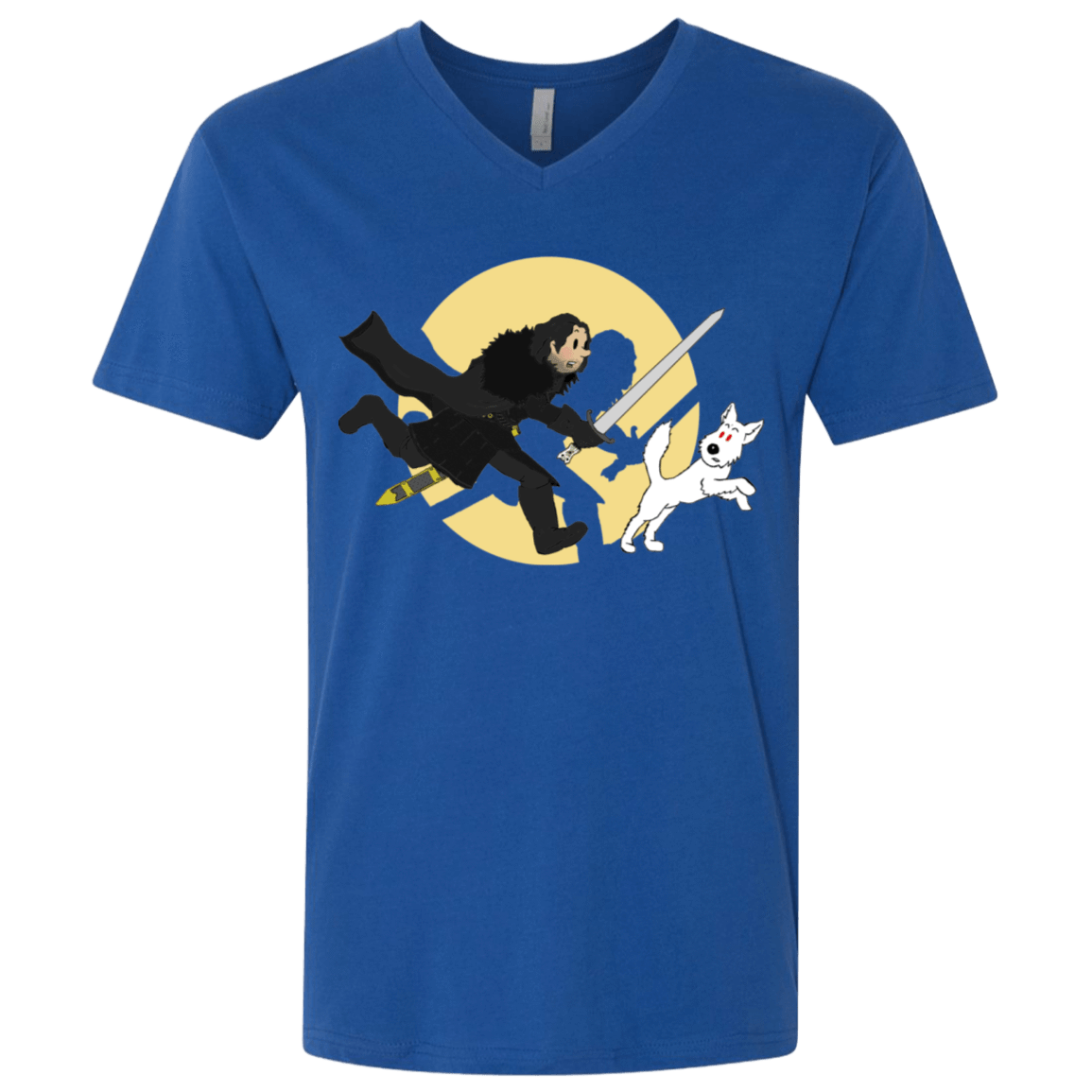 T-Shirts Royal / X-Small The Adventures of Jon Snow Men's Premium V-Neck