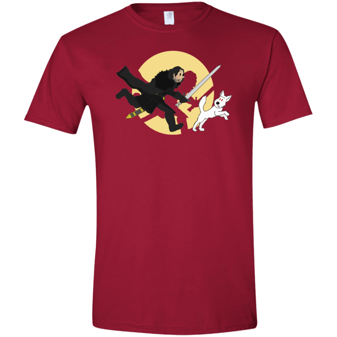 T-Shirts Cardinal Red / S The Adventures of Jon Snow Men's Semi-Fitted Softstyle