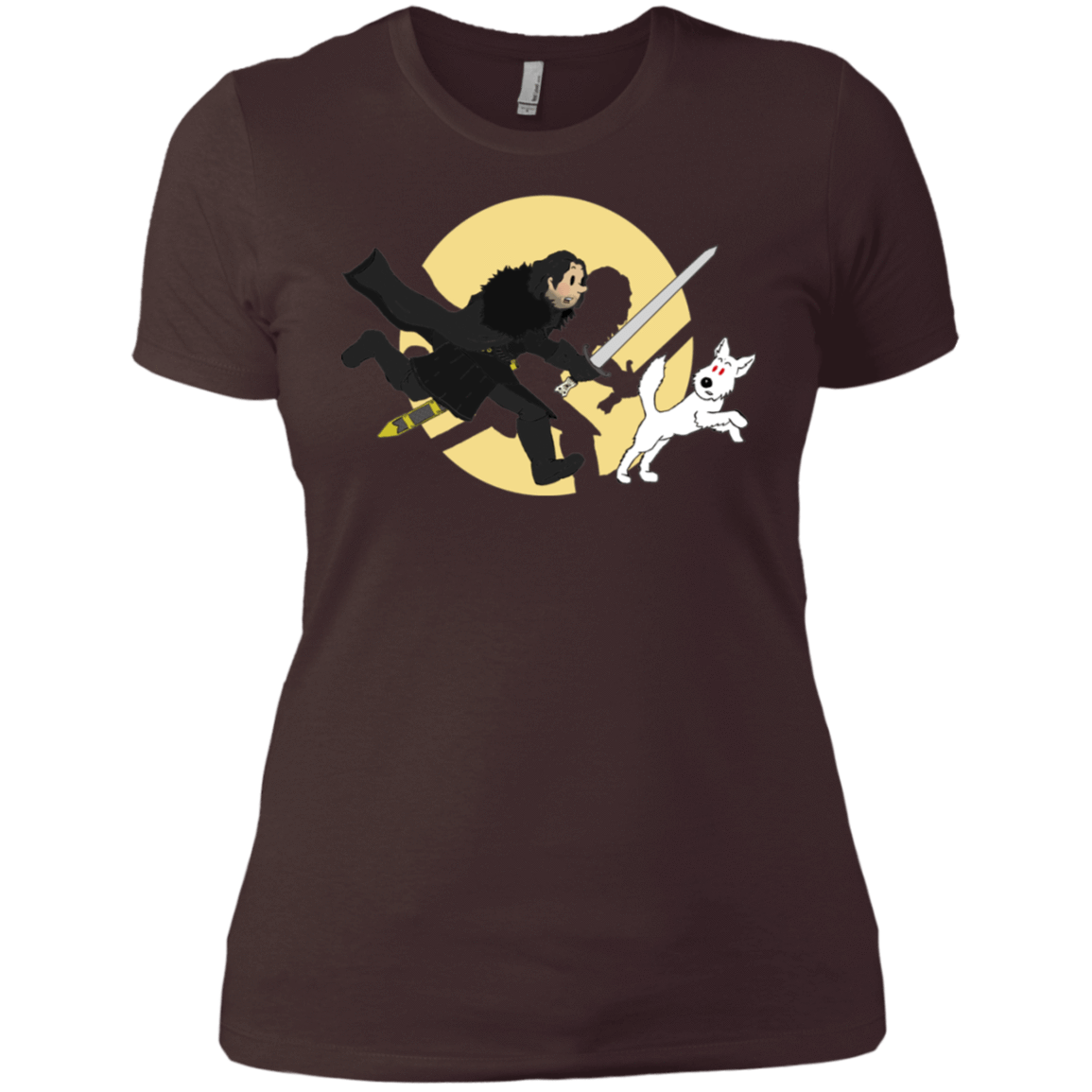 T-Shirts Dark Chocolate / X-Small The Adventures of Jon Snow Women's Premium T-Shirt