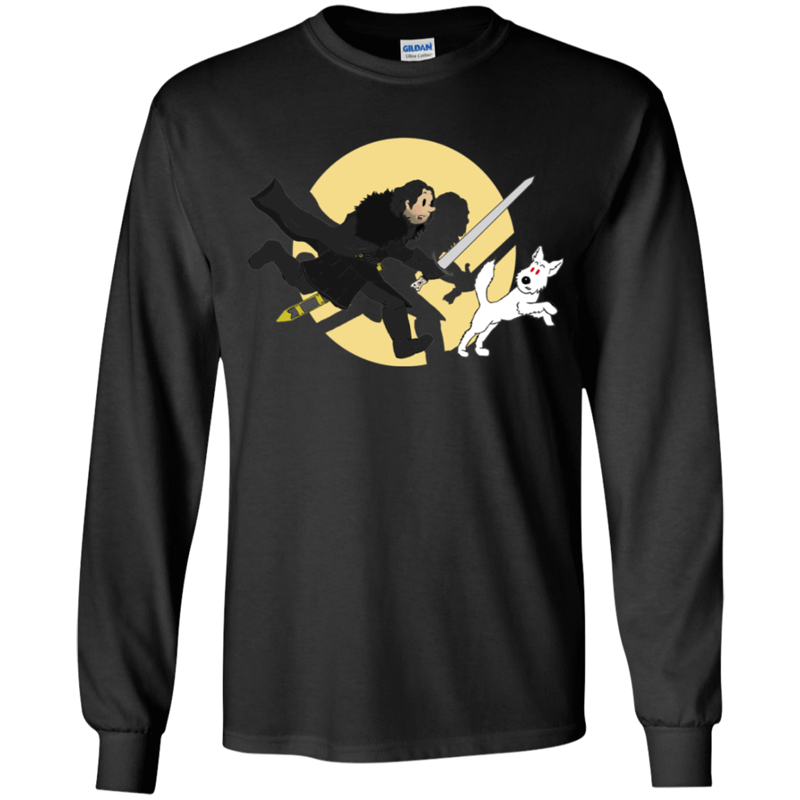 T-Shirts Black / YS The Adventures of Jon Snow Youth Long Sleeve T-Shirt