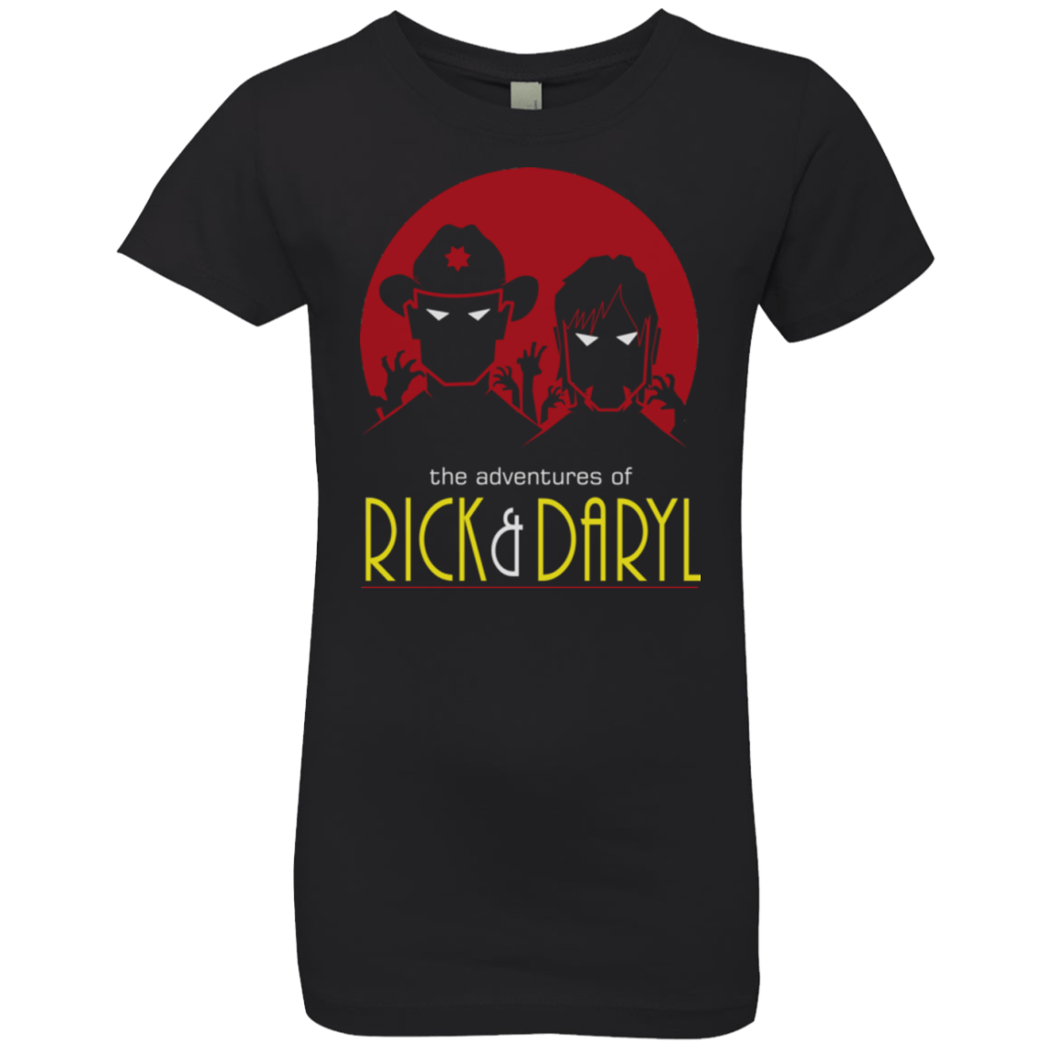 T-Shirts Black / YXS The Adventures of Rick and Daryl Girls Premium T-Shirt