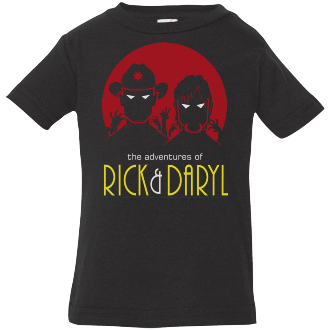 T-Shirts Black / 6 Months The Adventures of Rick and Daryl Infant Premium T-Shirt