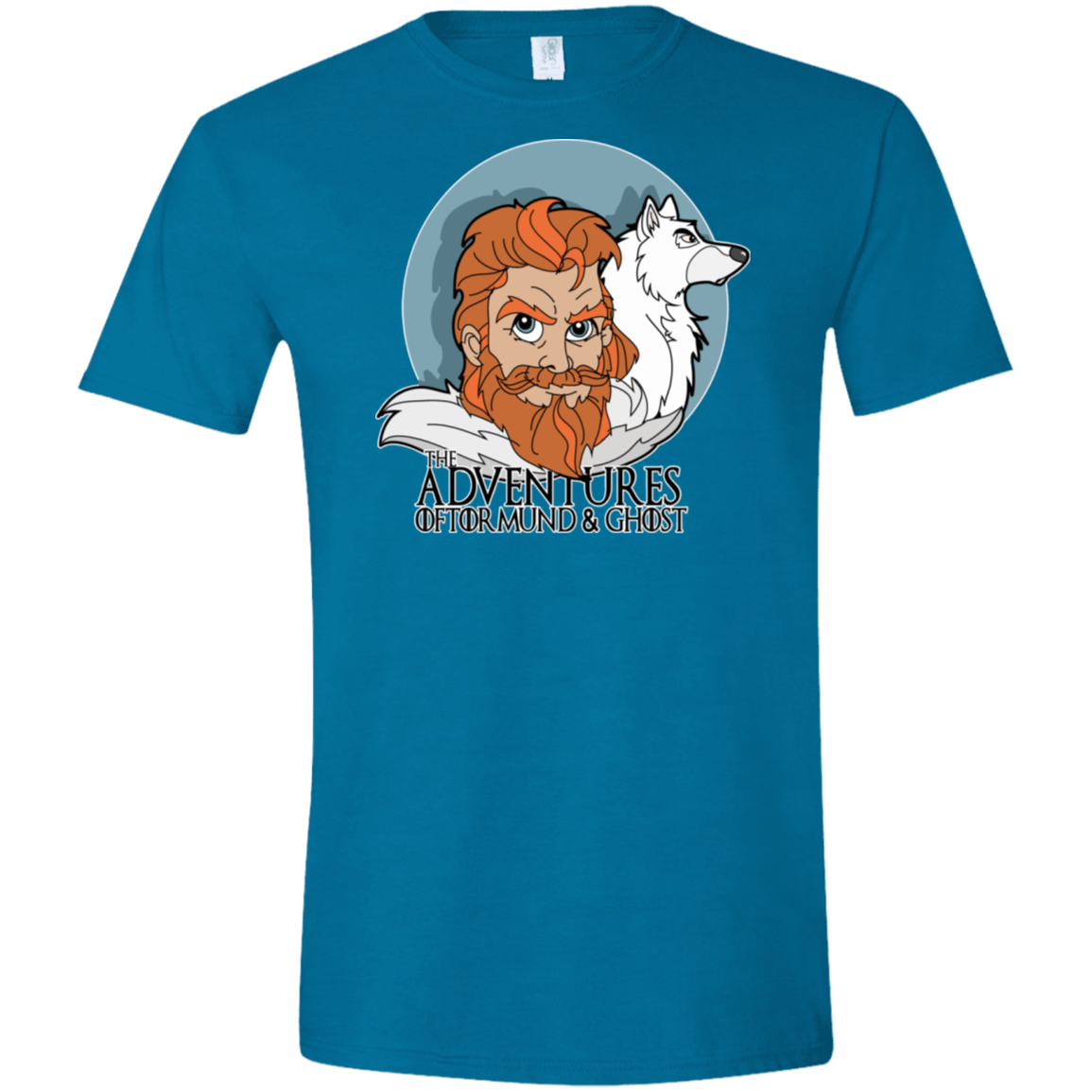 T-Shirts Antique Sapphire / S The Adventures of Tormund and Ghost Men's Semi-Fitted Softstyle