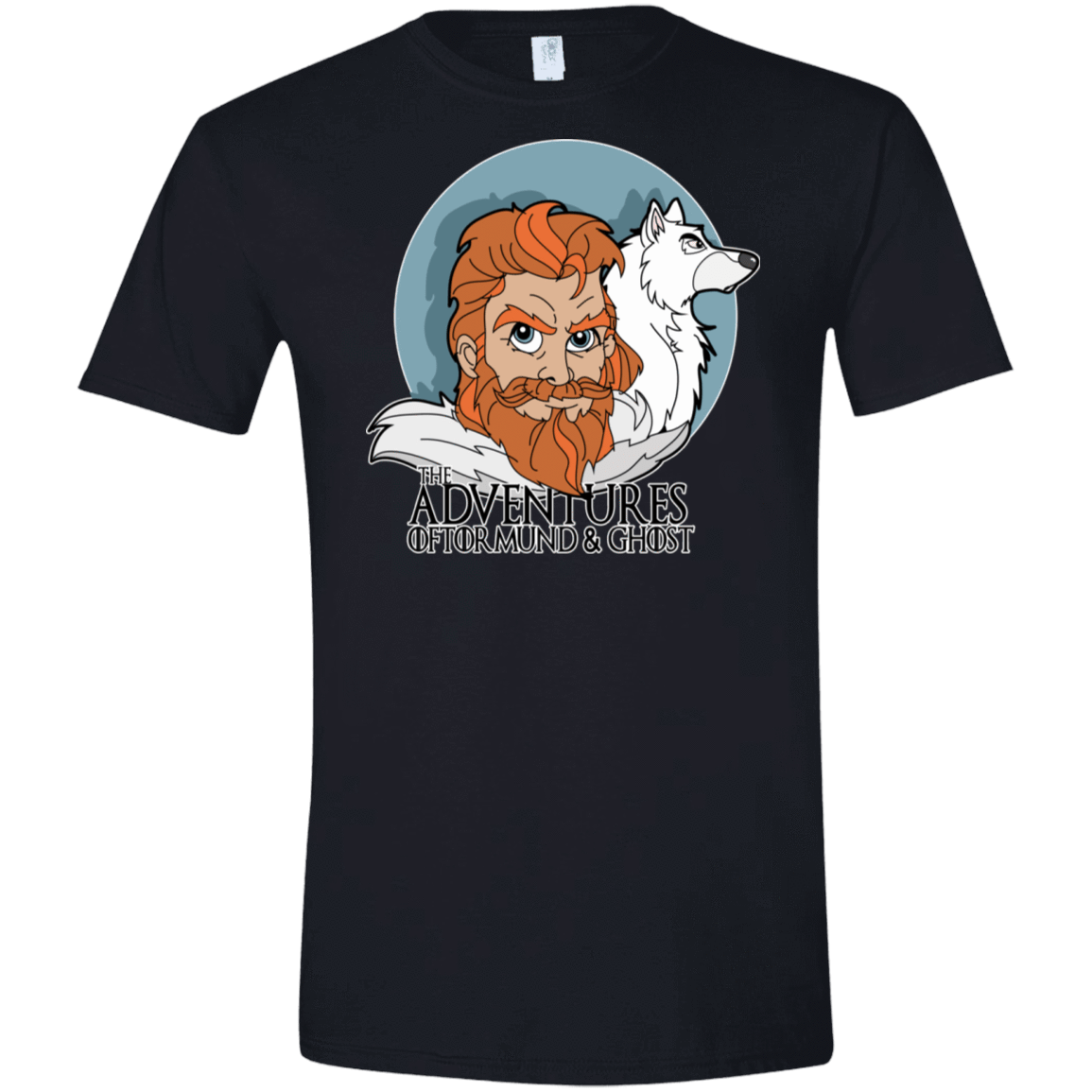 T-Shirts Black / X-Small The Adventures of Tormund and Ghost Men's Semi-Fitted Softstyle