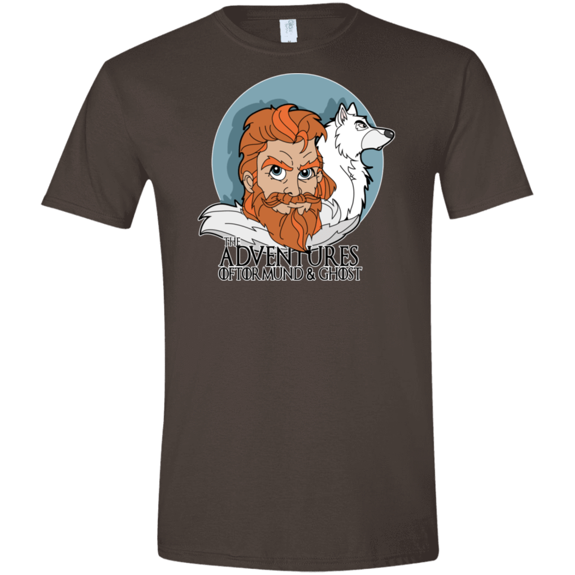 T-Shirts Dark Chocolate / S The Adventures of Tormund and Ghost Men's Semi-Fitted Softstyle