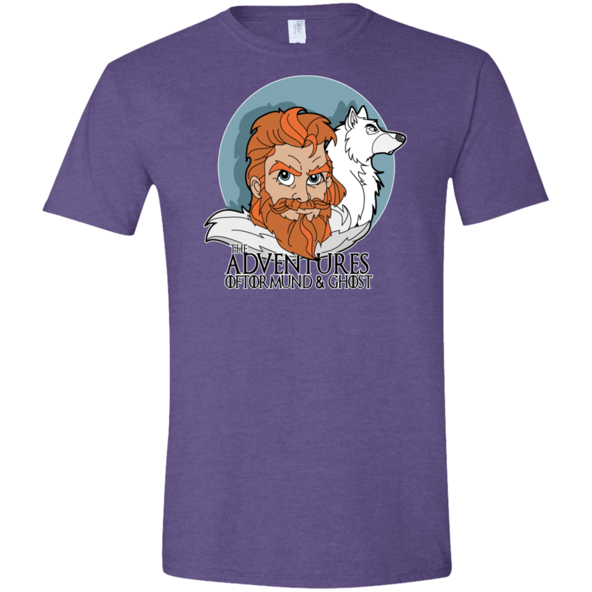 T-Shirts Heather Purple / S The Adventures of Tormund and Ghost Men's Semi-Fitted Softstyle