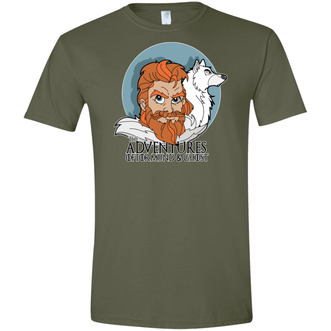T-Shirts Military Green / S The Adventures of Tormund and Ghost Men's Semi-Fitted Softstyle