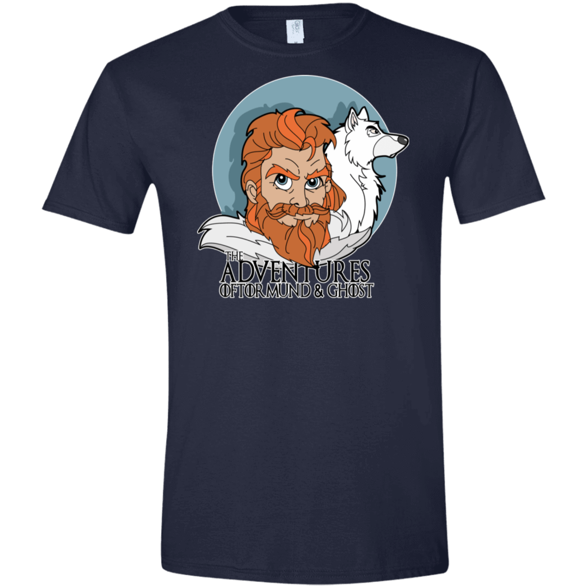 T-Shirts Navy / X-Small The Adventures of Tormund and Ghost Men's Semi-Fitted Softstyle