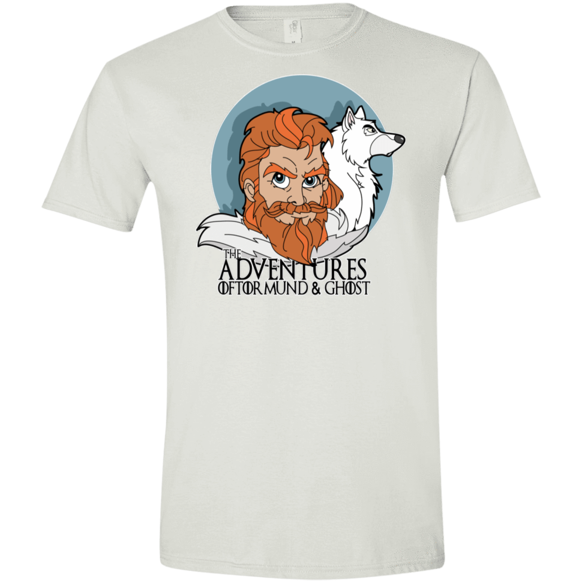 T-Shirts White / X-Small The Adventures of Tormund and Ghost Men's Semi-Fitted Softstyle
