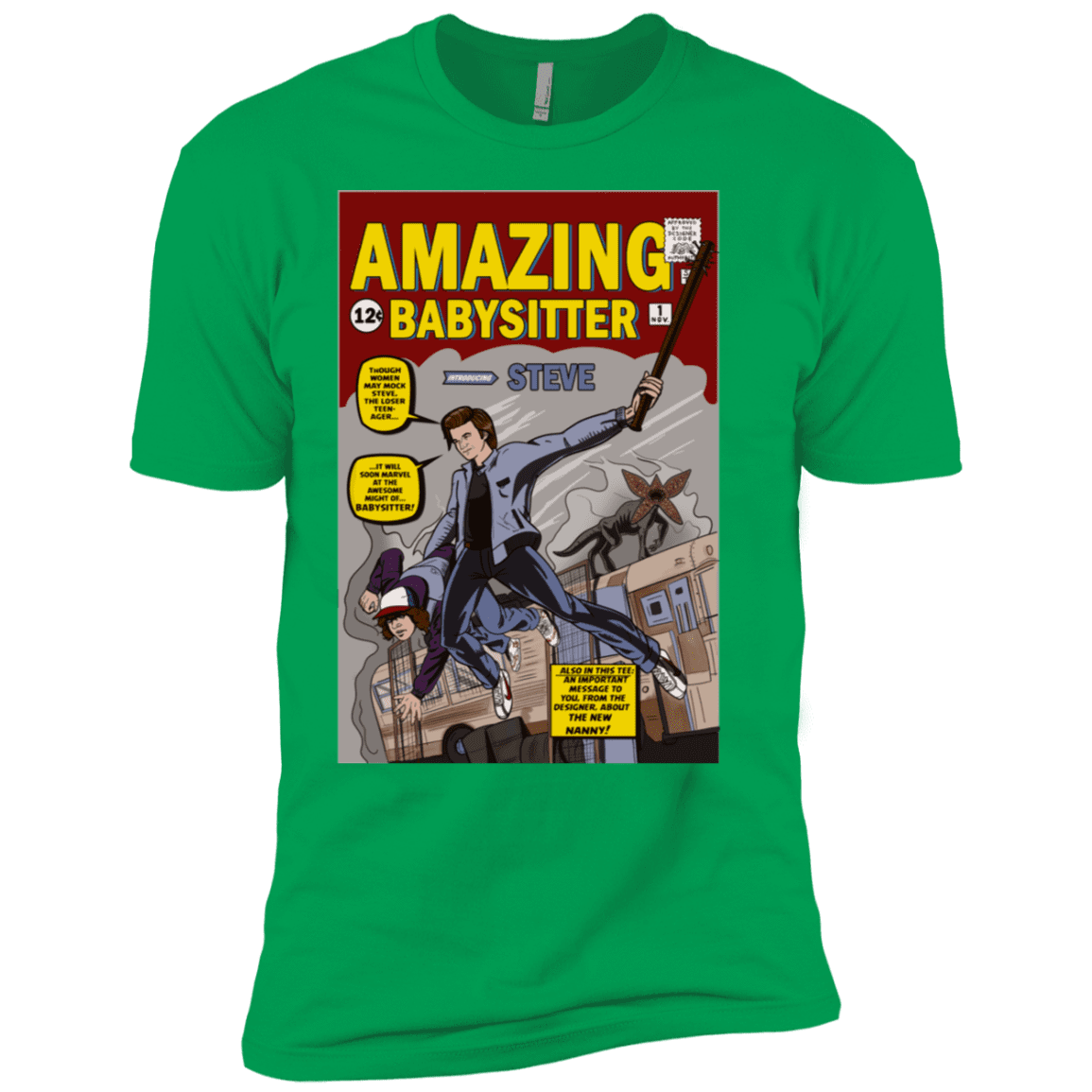 T-Shirts Kelly Green / YXS The Amazing Babysitter Boys Premium T-Shirt