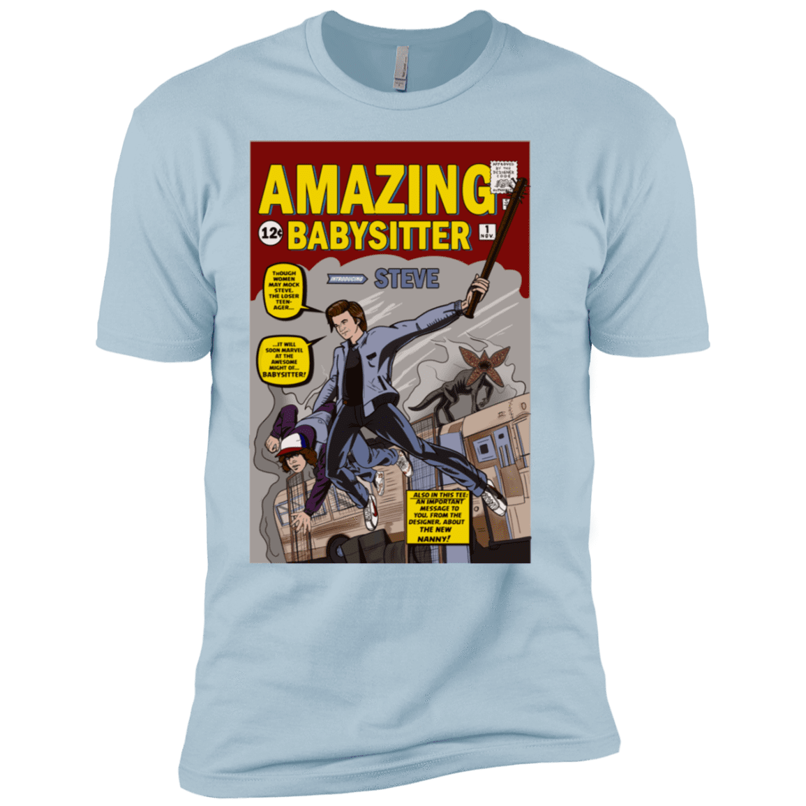 T-Shirts Light Blue / YXS The Amazing Babysitter Boys Premium T-Shirt