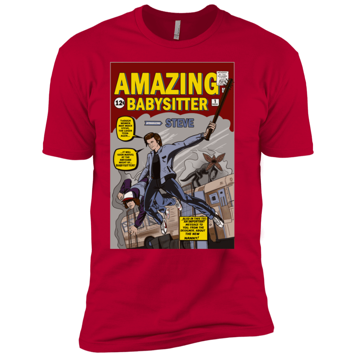 T-Shirts Red / YXS The Amazing Babysitter Boys Premium T-Shirt