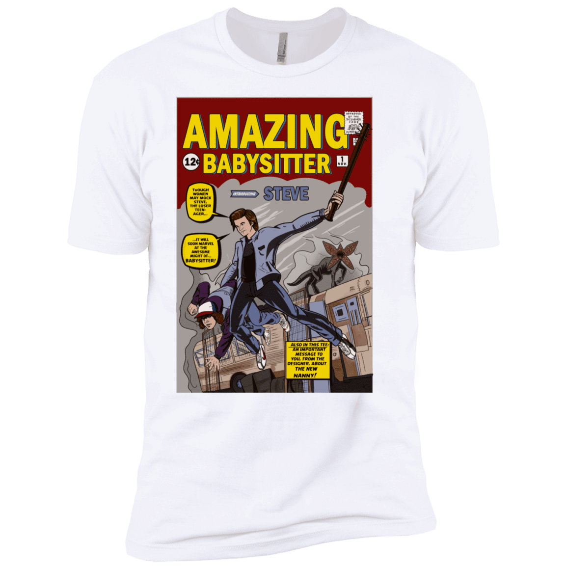 T-Shirts White / X-Small The Amazing Babysitter Men's Premium T-Shirt