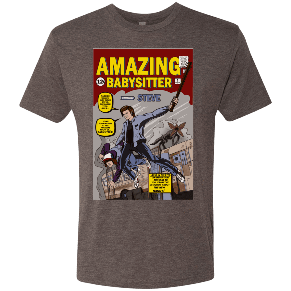T-Shirts Macchiato / S The Amazing Babysitter Men's Triblend T-Shirt