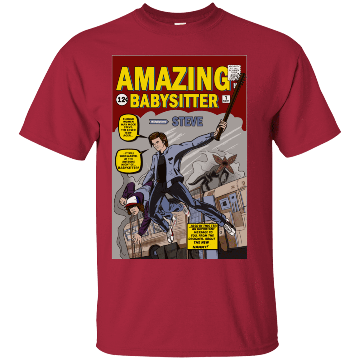 T-Shirts Cardinal / S The Amazing Babysitter T-Shirt