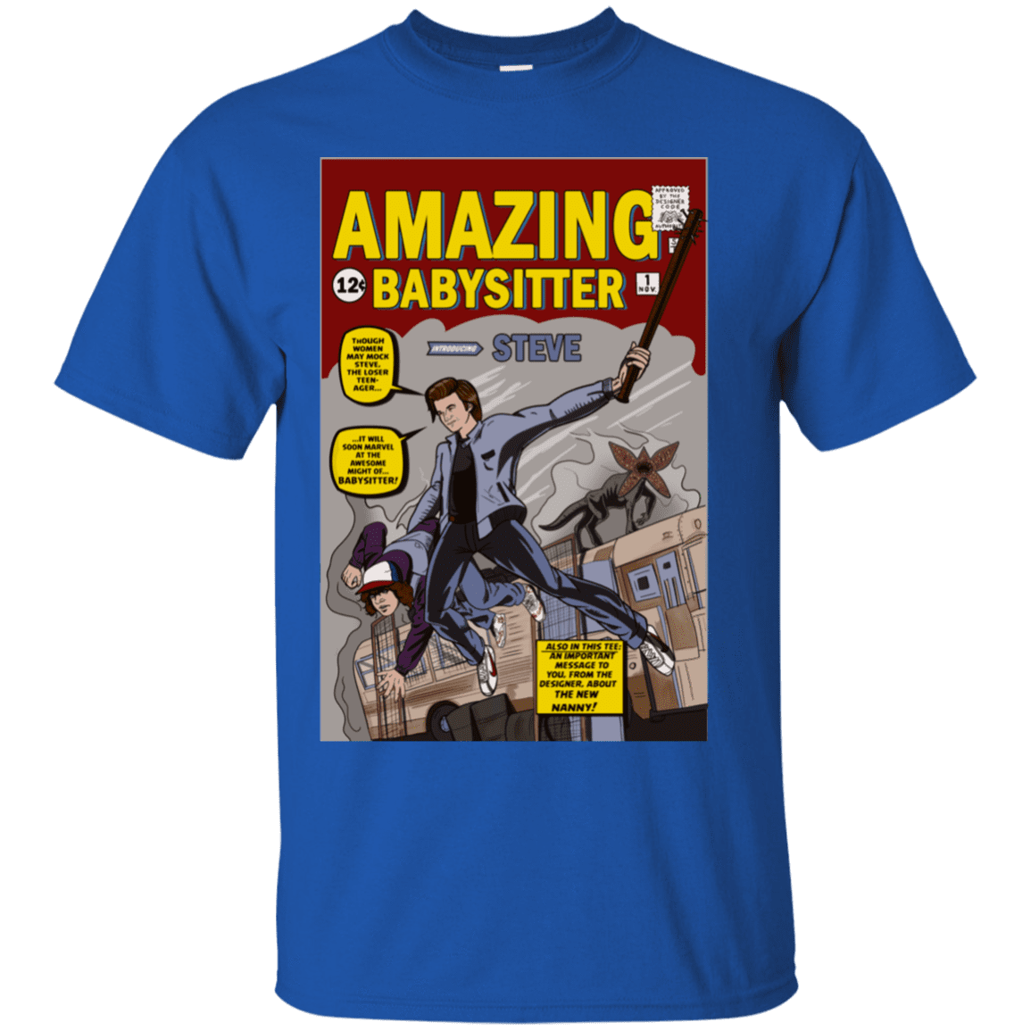 T-Shirts Royal / S The Amazing Babysitter T-Shirt