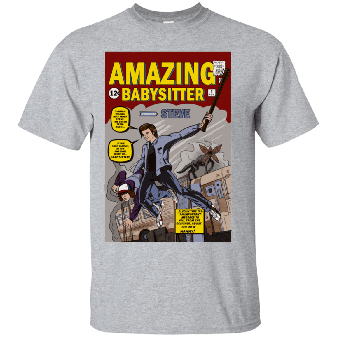 T-Shirts Sport Grey / S The Amazing Babysitter T-Shirt