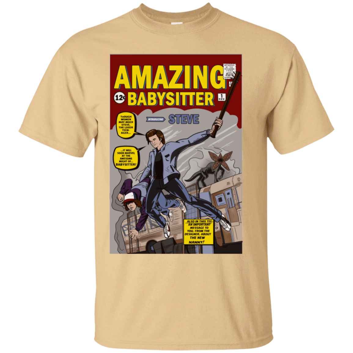 T-Shirts Vegas Gold / S The Amazing Babysitter T-Shirt
