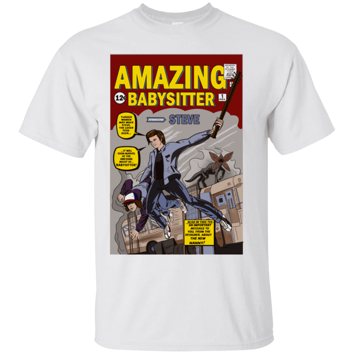 T-Shirts White / S The Amazing Babysitter T-Shirt