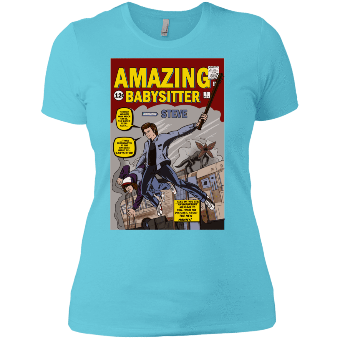 T-Shirts Cancun / X-Small The Amazing Babysitter Women's Premium T-Shirt