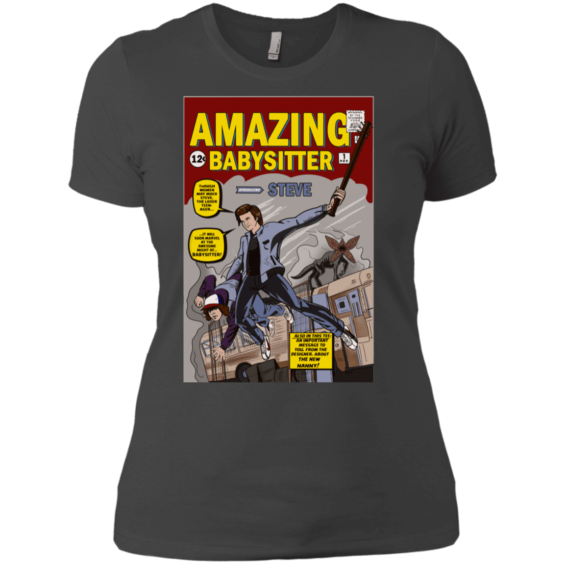 T-Shirts Heavy Metal / X-Small The Amazing Babysitter Women's Premium T-Shirt