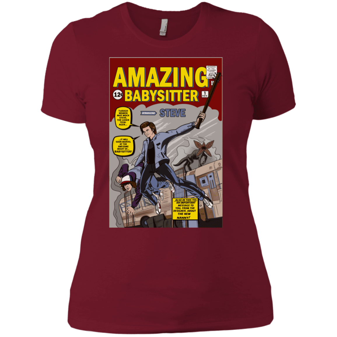 T-Shirts Scarlet / S The Amazing Babysitter Women's Premium T-Shirt