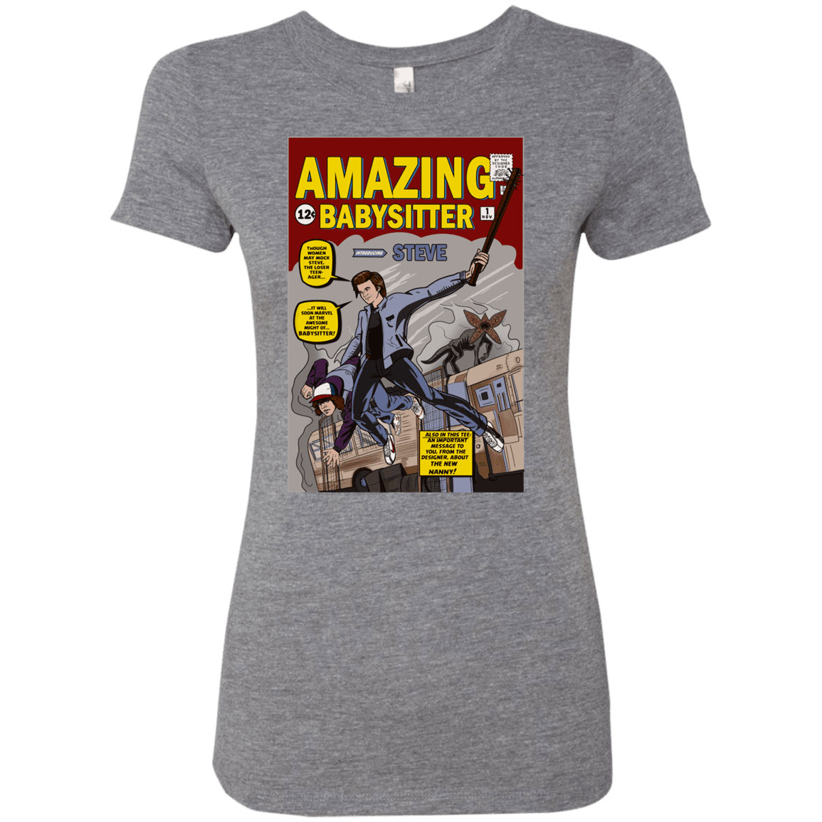 T-Shirts Premium Heather / S The Amazing Babysitter Women's Triblend T-Shirt