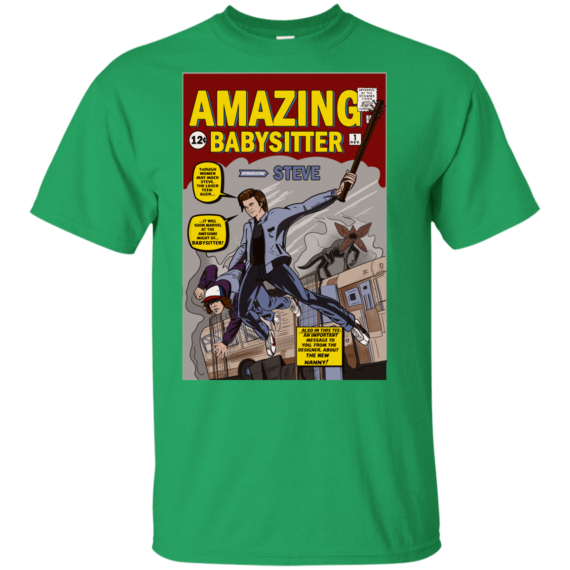 T-Shirts Irish Green / YXS The Amazing Babysitter Youth T-Shirt
