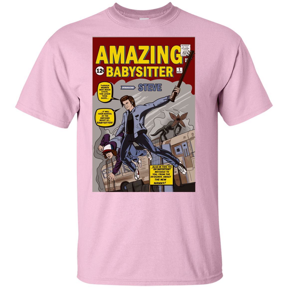 T-Shirts Light Pink / YXS The Amazing Babysitter Youth T-Shirt