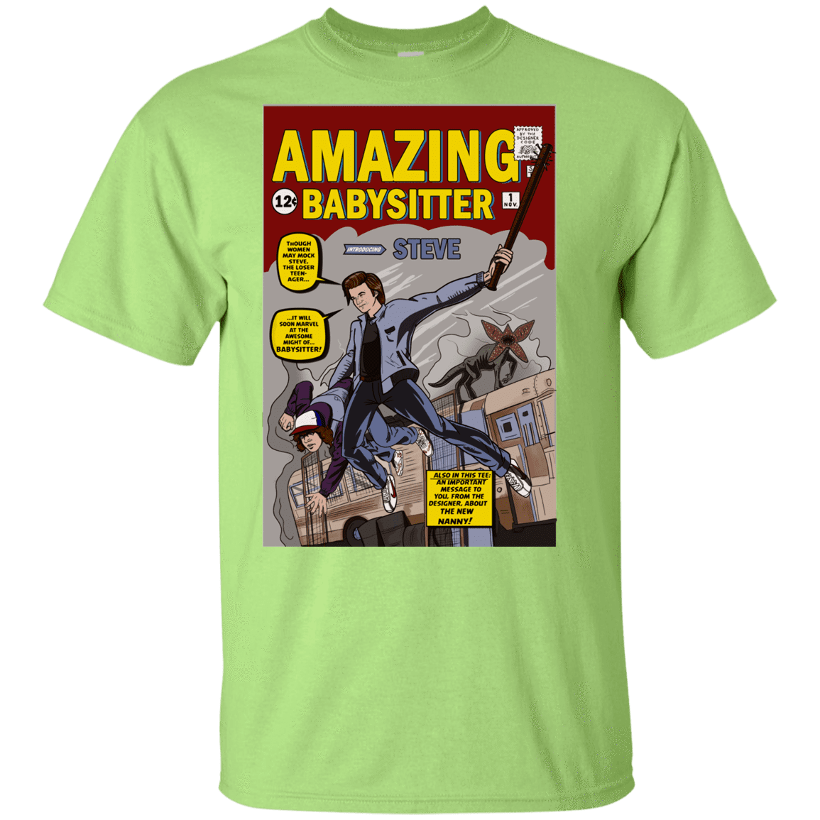 T-Shirts Mint Green / YXS The Amazing Babysitter Youth T-Shirt