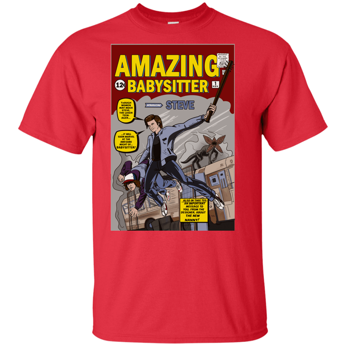T-Shirts Red / YXS The Amazing Babysitter Youth T-Shirt