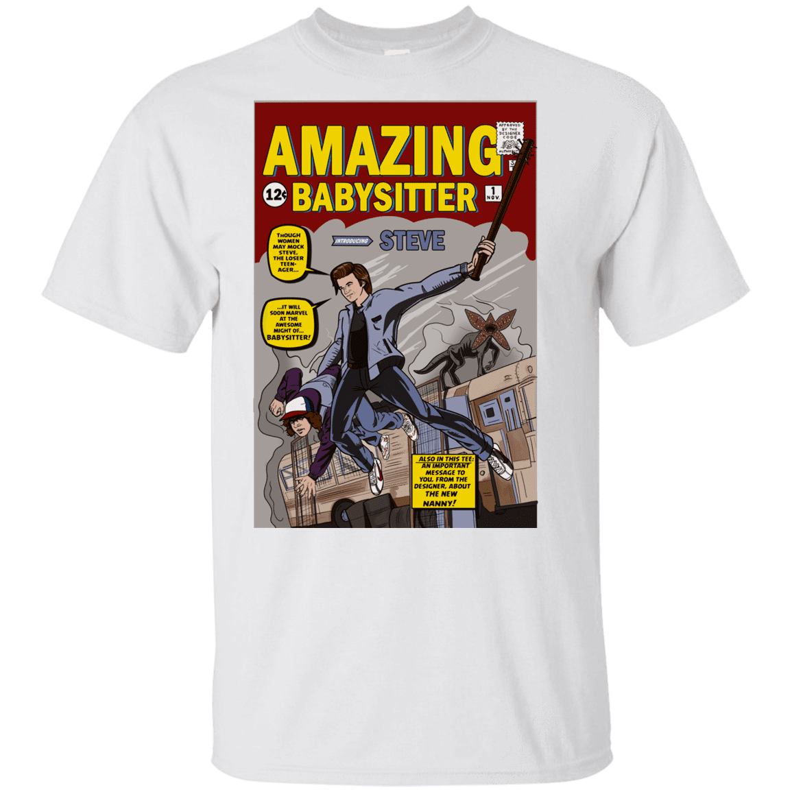 T-Shirts White / YXS The Amazing Babysitter Youth T-Shirt