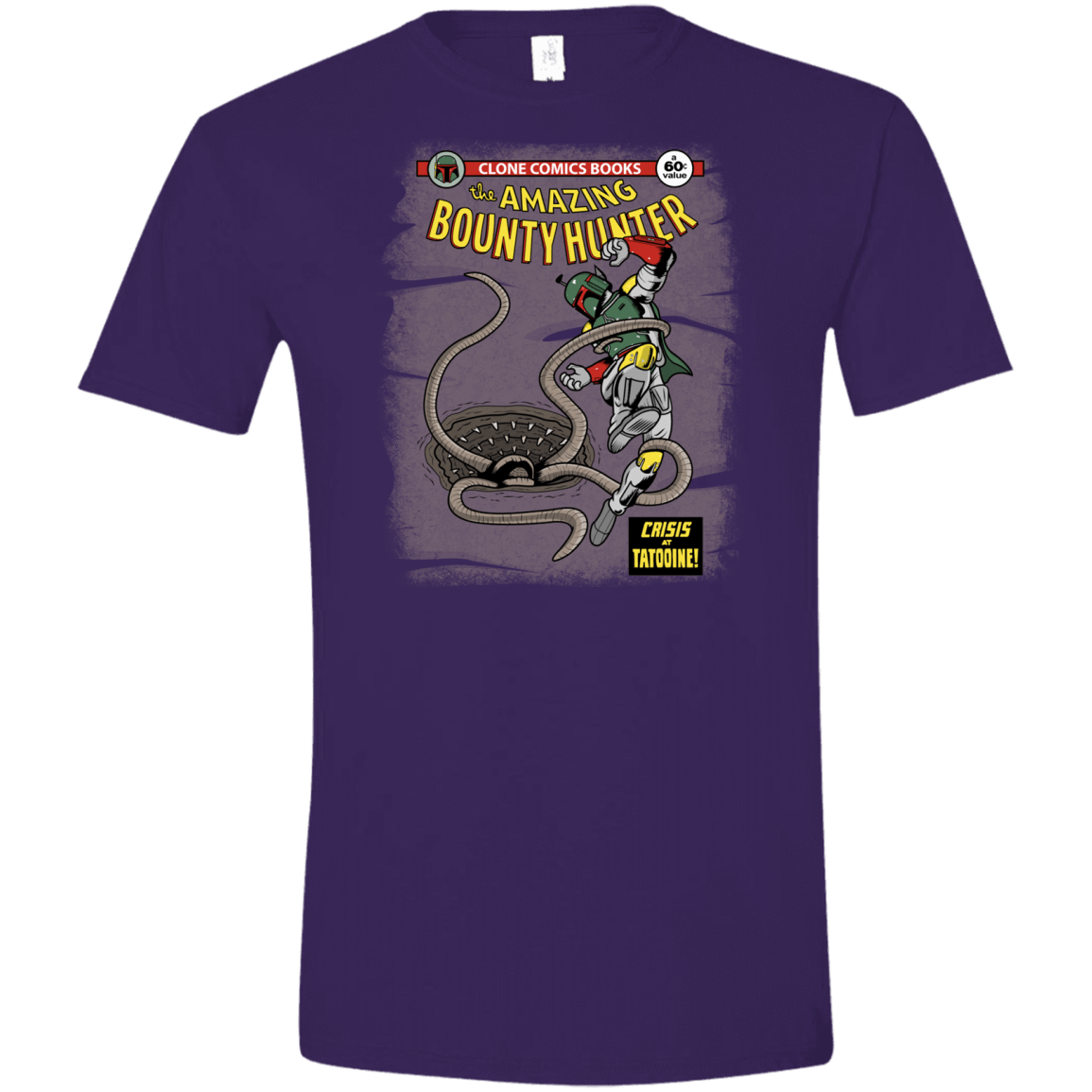 T-Shirts Purple / S The Amazing Bounty Hunter Men's Semi-Fitted Softstyle