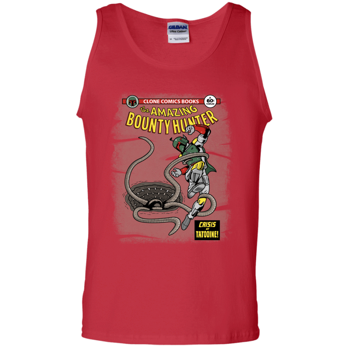 T-Shirts Red / S The Amazing Bounty Hunter Men's Tank Top