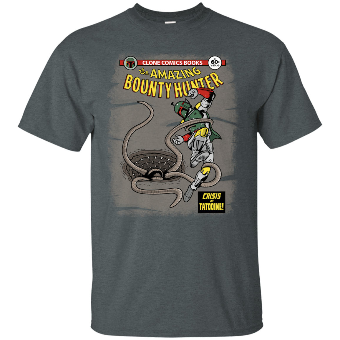 T-Shirts Dark Heather / S The Amazing Bounty Hunter T-Shirt